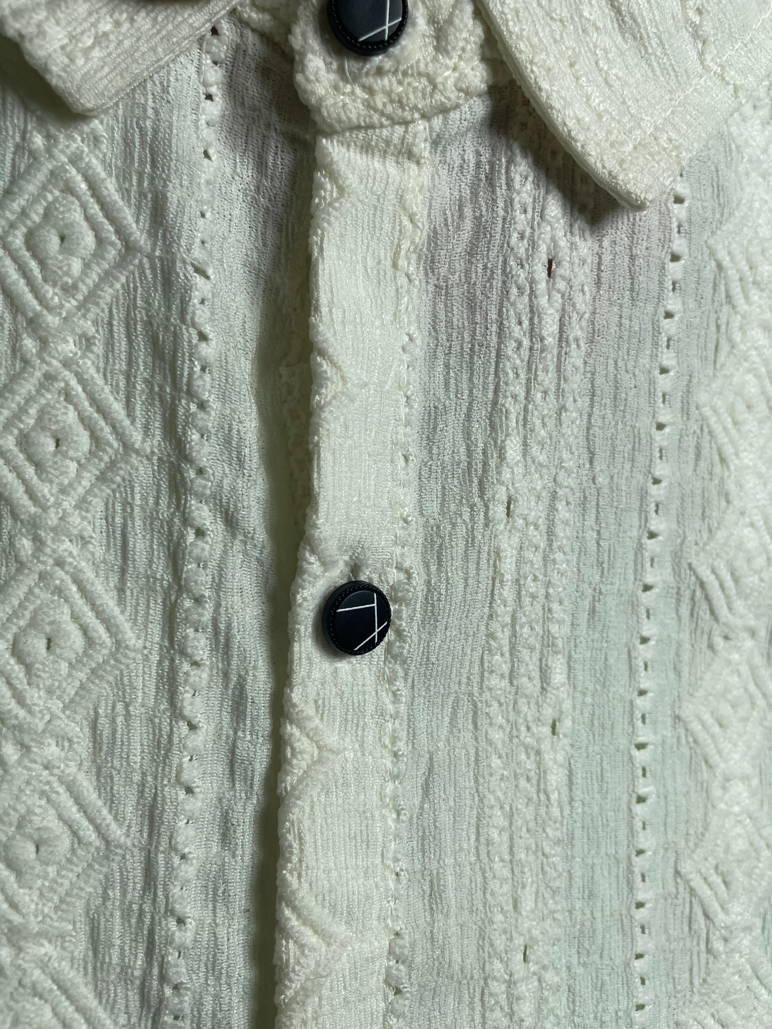 Embroidery Button Down T-Shirt